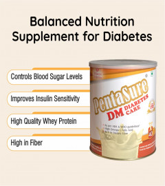 PENTASURE DM Diabetes Care - Creamy Vanilla & cinnamon Flavor