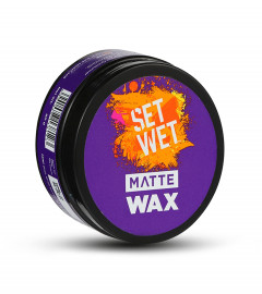 Set Wet Hair Wax For Men - Matte Wax, 60g (pack of 2)