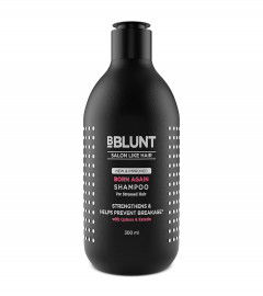 BBlunt Born Again Shampoo with Quinoa & Keratin for Stressed Hair - 300 ml | free shipping