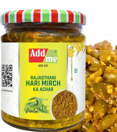 Add Me Homemade Hari Mirch ka Achar 200gm, Green Chilli Pickle 200g