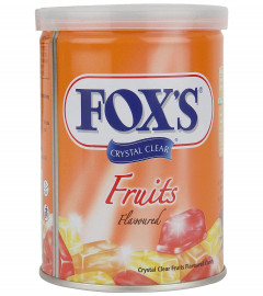 Nestle Fox's Crystal Clear Flavored Candy Tin, Fruits, 180 g (free shipping)