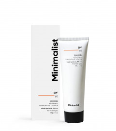 Minimalist Sunscreeen SPF 60 PA ++++ With Silymarin 50 gm (Fs)