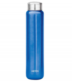 MILTON Aqua 1000 Stainless Steel Water Bottle, 930 ml, Blue (free shipping)