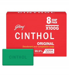 Cinthol Original Bath Soap 99.9% Germ Protection, 100g