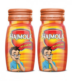 Dabur Hajmola Tasty Digestive Tablets For Improved Digestion And Relief From Flatulence, Regular Flavour - 120 Tablets (pack of 2)