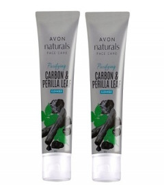 Avon Naturals Purifying Carbon & Perilla Leaf Cleanser | For Deep Cleansing | Mild & Gentle Formula Face Wash | 100gm (pack of 2)