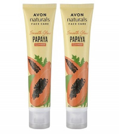 Avon Naturals Papaya Cleanser 100gm (pack of 2) free shipping