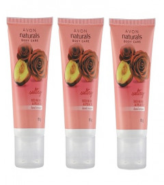 AVON Naturals Red Rose and Peach Hand Cream (50gm) pack of 3 - free shipping