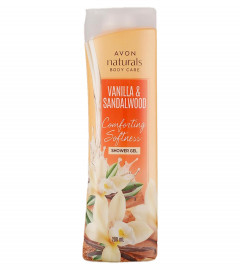 AVON Naturals Vanilla and Sandalwood Shower Gel- 200 ml (fs)