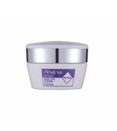 Avon Anew Lifting Dual Eye System | Dual Eye Cream for Upper Eye & Under Eye | Targets Puffy Eyes & Wrinkles Around Eyes | 30 ml