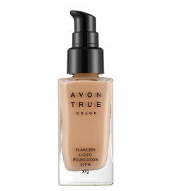 AVON True Color Flawless Natural Finish Liquid Foundation - SPF15 (Medium Beige) free shipping