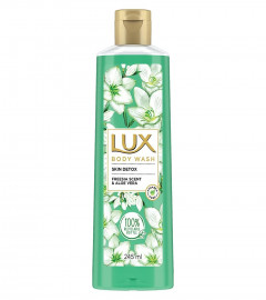 LUX Shower Gel Freesia Scent & Aloe Vera Body Wash 245 ml (Pack of 2)