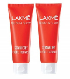 LAKMÉ Strawberry Creme Face Wash, 100g (pack of 2) free shipping