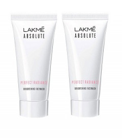 LAKMÉ Absolute Perfect Radiance Skin Lightening Facewash, 50g (pack of 2) free shipping