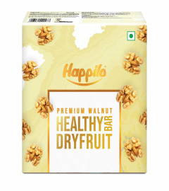 Happilo Premium Walnuts Healthy Dry Fruit Energy Bar 35g (Pack of 6)