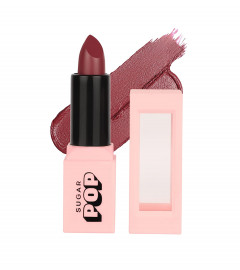 SUGAR POP Satin Matte Lipstick - 01 Daisy for Women 3g (Pack of 2)