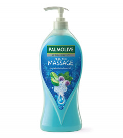 Palmolive Natural Thermal Minerals Feel The Massage Body Wash, Pump Bottle For Spa Like Soothing Aromatic Skin Experience PH Balanced Parabens And Silicones-free, 750ml