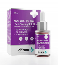 The Derma Co 30% AHA + 2% BHA Face Peeling Solution 30 ml
