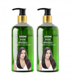 Ozone Semop Hair Cleanser Shampoo for Healthy, Strong & Shiny Hair - 300 ml (Pack of 2) free shipping