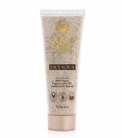 Coco Soul Face Scrub with Coconut | Sandalwood & Ayurveda