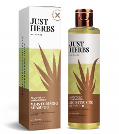 Just Herbs Ayurvedic Silky Strength Anti Dandruff & Hairfall Shampoo For Men & Women - 200 Ml | free shipping