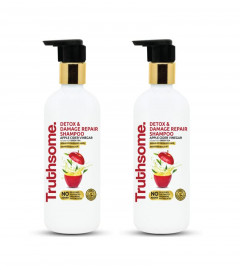 Truthsome Detox & Damage Repair Shampoo, 300 ml (Pack of 2) free ship