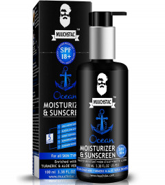 Muuchstac Men’s Ocean Moisturizer & Sunscreen Matte Look SPF 18+ Cream
