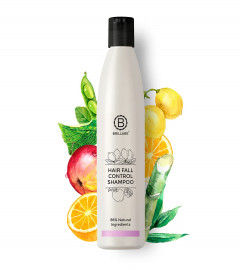 Brillare Hair fall Control Weak & Undernourished Hair, Reduces Seasonal Hairfall, 100% vegan, Natural, Paraben-Free, 300 ml