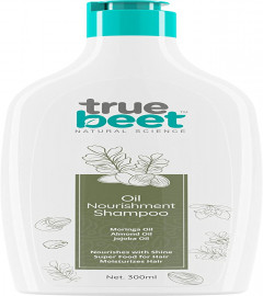 Truebeet Oil Nourishment Shampoo For Moisturizes & Nourishes Hair With Moringa, Almond and Jojoba Oil | 300 ML