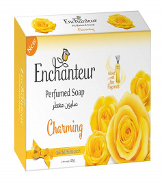 Enchanteur Charming Perfumed Soap with Citrus and Cedarwood Extracts 125g (PAck Of 3) free shipping