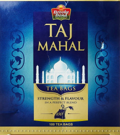 Brook Bond Taj Mahal Leaf 100 Tea Bags , Original Darjeeling tea free shhipping