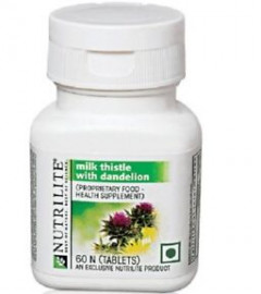 Amway Nutrilite Milk Thistle Dandelion Root & Turmeric 60N (Free shipping world)