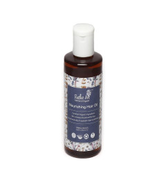 Rustic Art Organic Nourishing Hair Oil with Rosemary, Onion, Castor, Brahmi |Coldpessed Oils