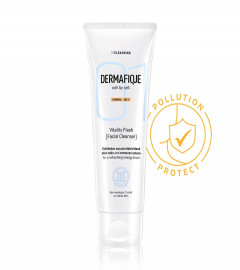 Dermafique Vitality Flash Facial Cleanser Exfoliating Face wash 100 ml (Pack of 2)