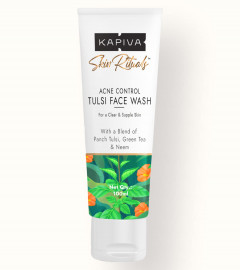 Kapiva Acne Control Tulsi Face Wash 100 ml (Pack of 2)
