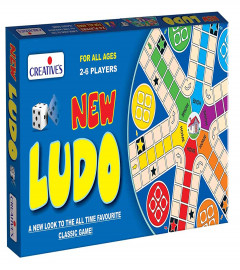 Creative's New Ludo Board Game (Multicolor, 25 Pieces) (free shipping)