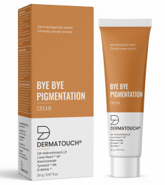 DERMATOUCH Bye Bye Pigmentation Cream || Anti Pigmentation Cream for Women/Men with Niacinamide, B-White, Lime Pearl, OA Hidroxitirosol LD & Tyrostat - 20G