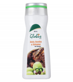 Globus Remedies Amla Reetha and Shikakai Hair Shampoo, 200 ml (pack of 2) free shipping