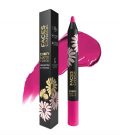 FACES CANADA Comfy Matte Lip Crayon - Floss & Flirt 09, 2.8g (Pack of 2)