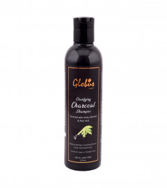 Globus Naturals Clarifying Charcoal Shampoo, Enriched with Amla, Almond & Aloe vera, For Oily Hair & Scalp, 250 ml (free ship)