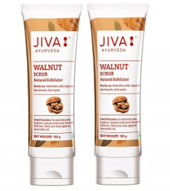 Jiva Walnut Scrub - 100 g (pack of 2) free shipping