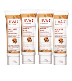 Jiva Walnut Scrub - 100 g - Pack of 4 (free shipping)