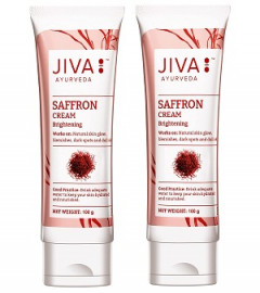 Jiva Saffron Cream Brightening Soothing Moisturising Cream 100 Gm