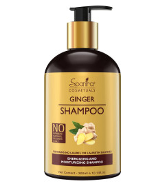 Spantra Ginger Shampoo | Anti-Frizz | Damage & Breakage Control | pH Balancing | UV Protection | 300 ml (free shipping)