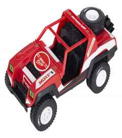 Funskool Giggles - Plastic Mrf Racing Jeep, Multicolour Push and Go vehicle, Develops Hand-Eye coordination, 12 months & above, Infant and Preschool Toys, Multicolor