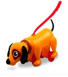 Giggles - Sniffy The Dog , Pull along toy , Head bobs,Tail wags,Encourages Walking , 12 months & above , Infant and Preschool Toys