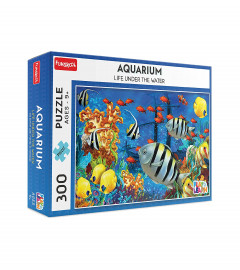 Funskool-Acquarium, Play & Learn Educational Puzzle Game,300 Pieces,Puzzle, for 9 Year Old Kids & Adults,Toy for improving Memory & Problem Solving