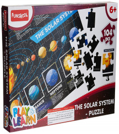 Funskool Play & Learn-Solar System,Educational,104 Pieces,Puzzle,for 6 Year Old Kids and Above,Toy