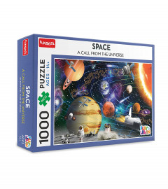 Funskool-Space, Play & Learn Educational Puzzle Game,300 Pieces, Puzzle for 14 Year Old Kids & Adults,Toy for improving Memory & Problem Solving