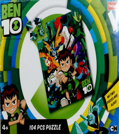 funskool puzzles ben10 104 pcs puzzle-Multi color (free shipping)